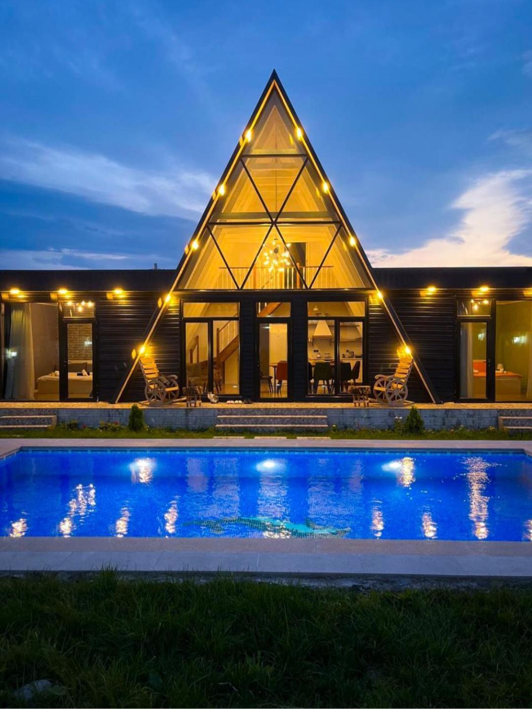Qafqaz Mountside Chalet Gabala Exteriör bild