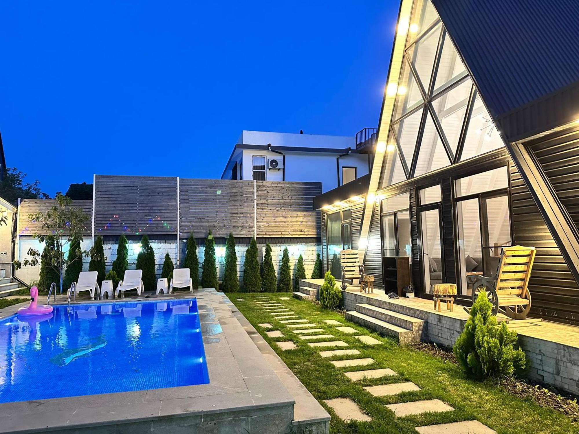Qafqaz Mountside Chalet Gabala Exteriör bild
